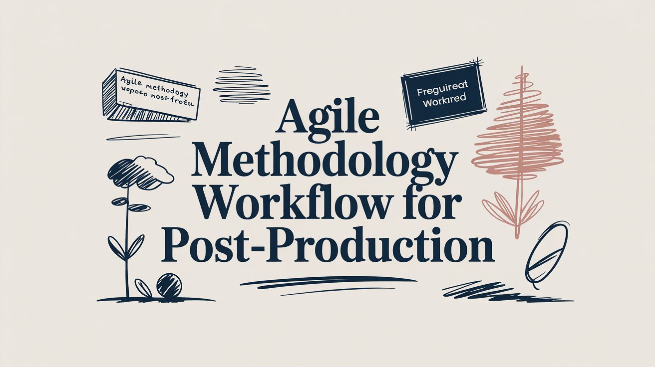 Discover how an agile methodology workflow can transform your post-production studio. This guide explains Scrum, Kanban, and implementation steps.