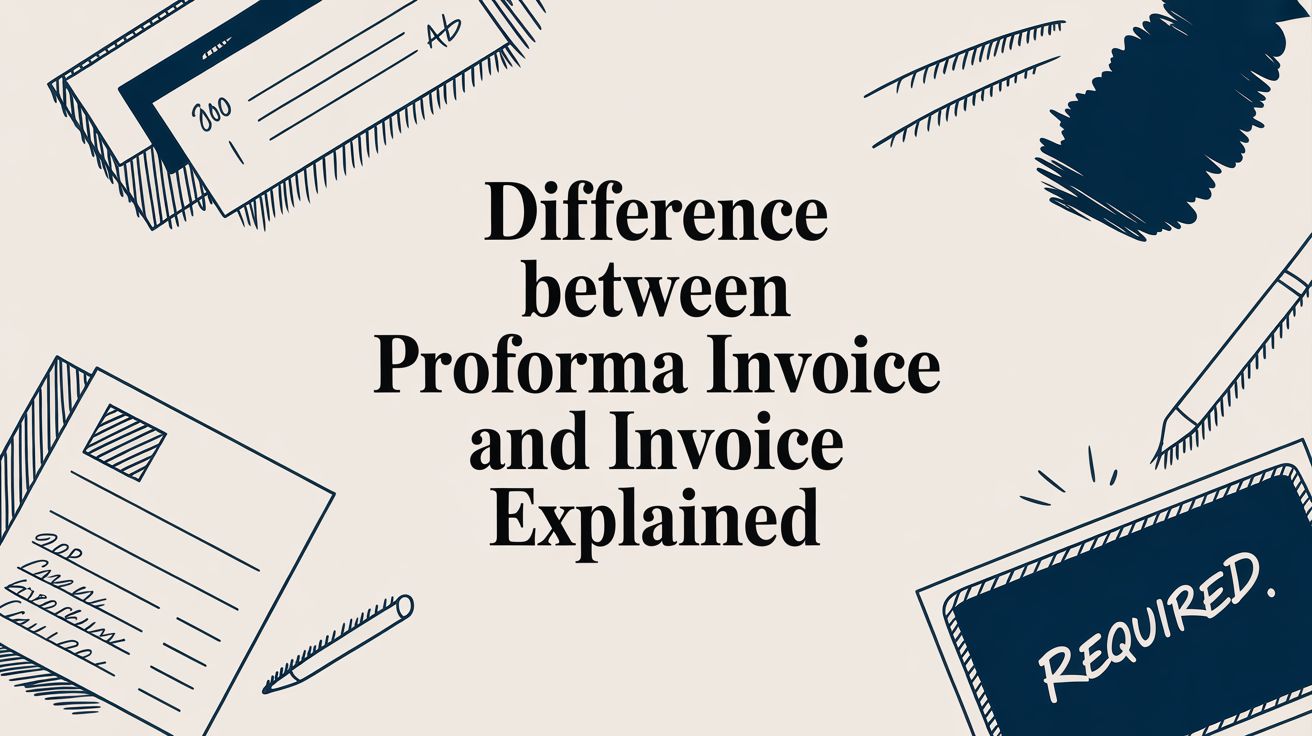 Learn the key difference between proforma invoice and invoice in the UK. Discover when and how to use each document to improve your business processes.
