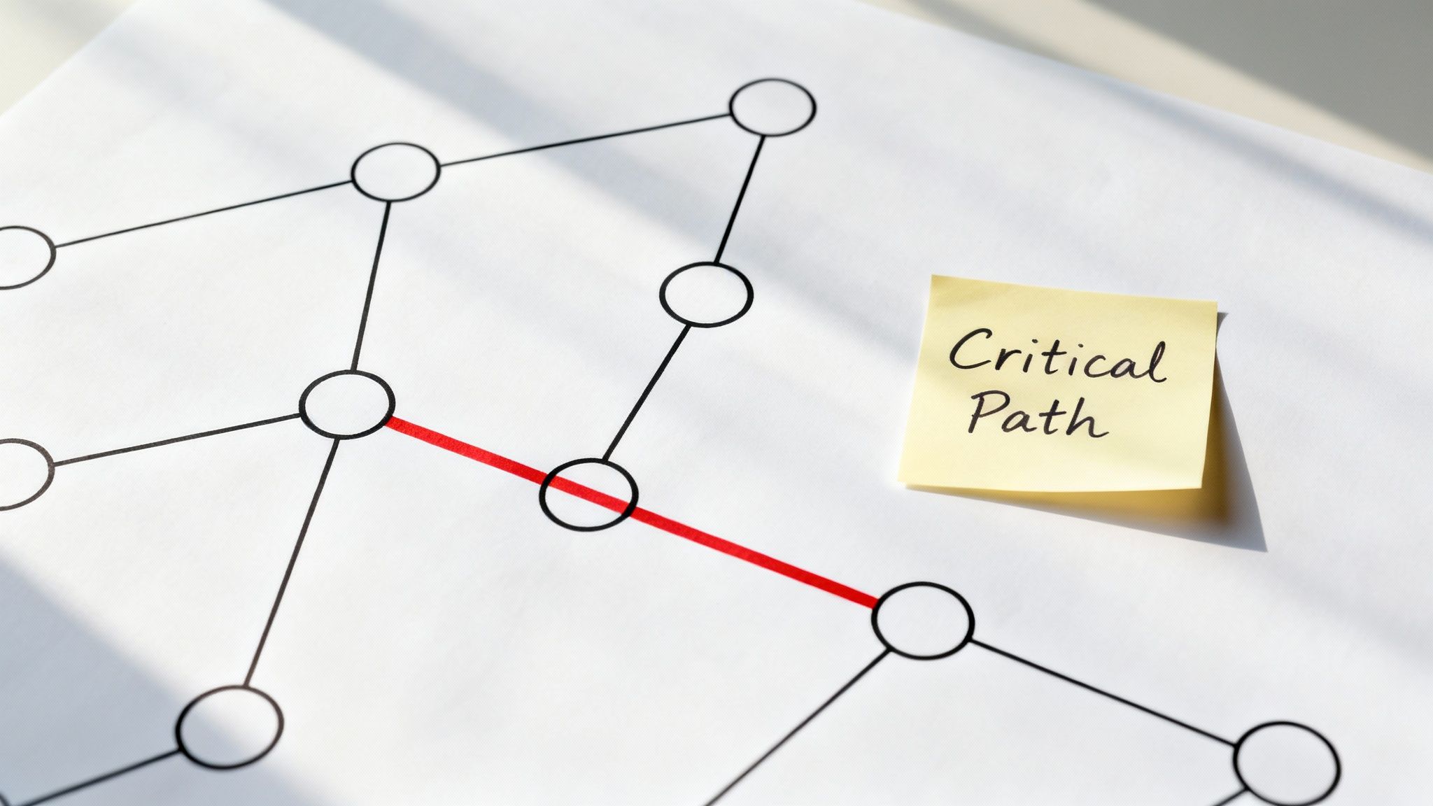 Critical Path Method (CPM) Production Schedule