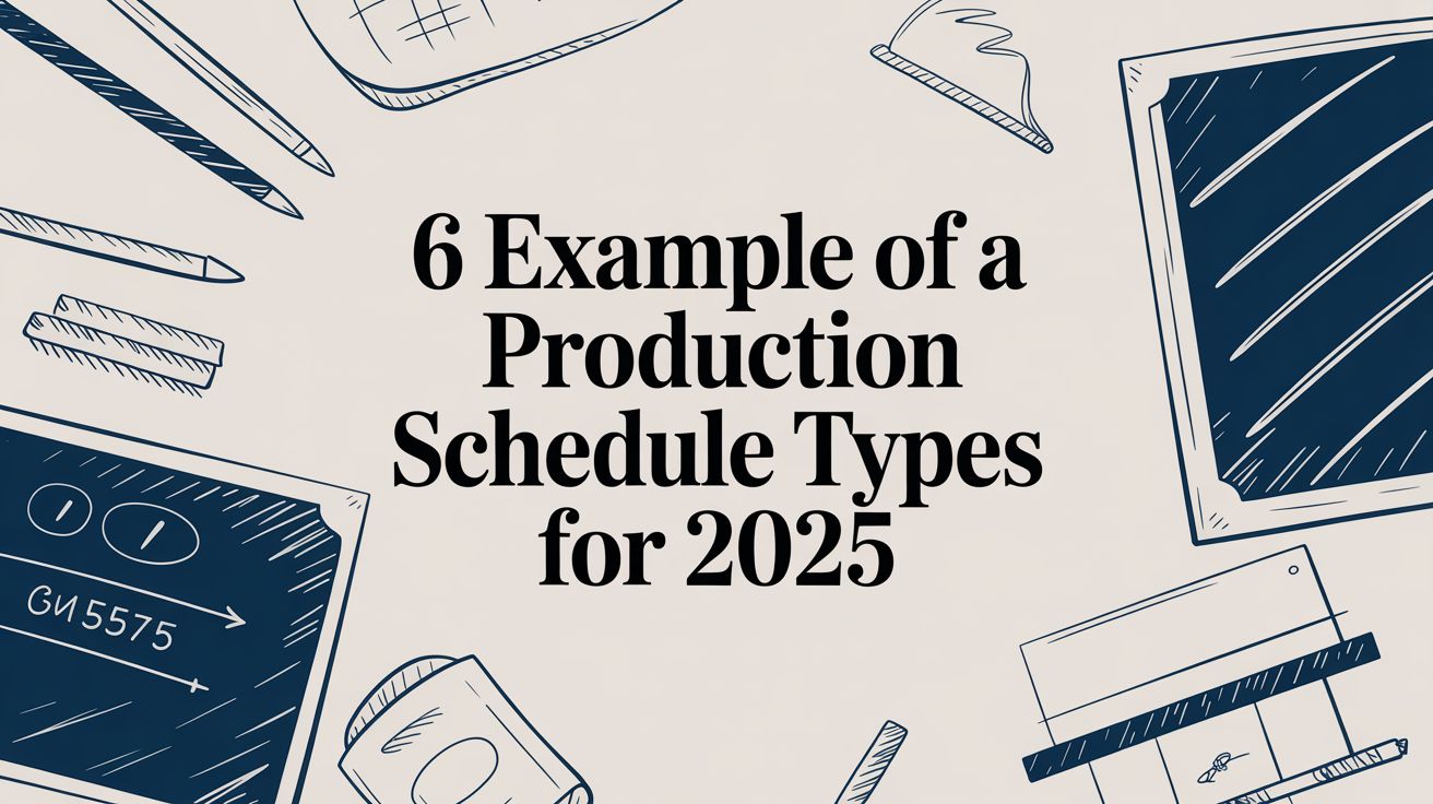 Discover 6 powerful example of a production schedule types, from Gantt Charts to Kanban. Learn key tactics and get actionable takeaways for your projects.