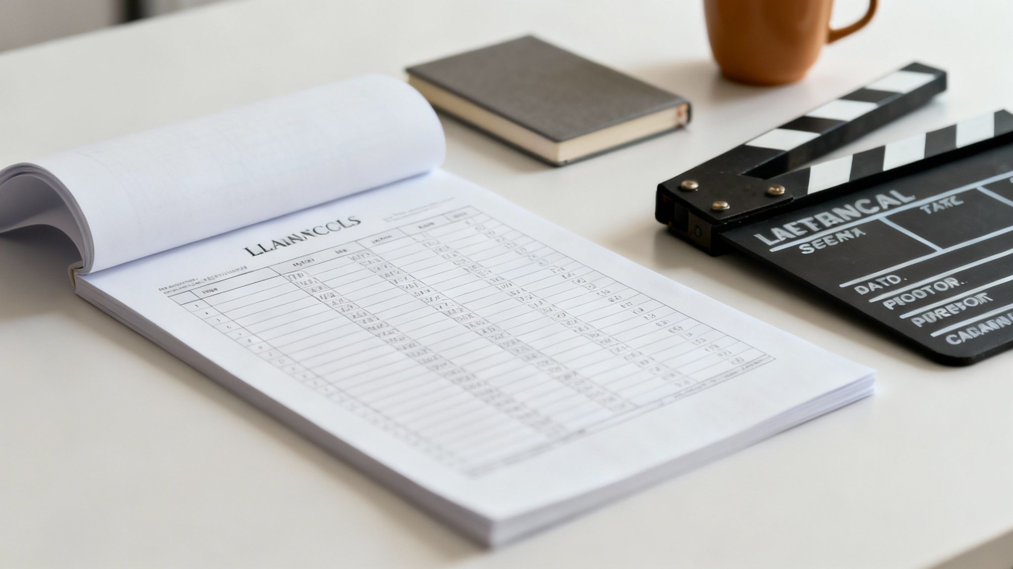 A person managing project finances on a laptop, with charts and graphs in the background.