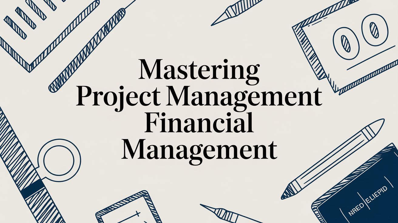 Unlock profitable projects with our guide to project management financial management. Learn to budget, control costs, and drive financial success.