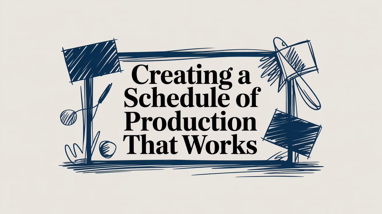 Build a schedule of production that drives results. Our guide covers creating, managing, and optimizing schedules for post-production, VFX, and sound.