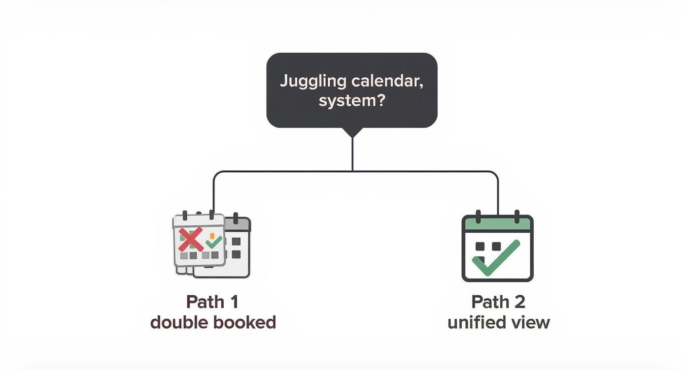 Infographic about sync calendar google outlook