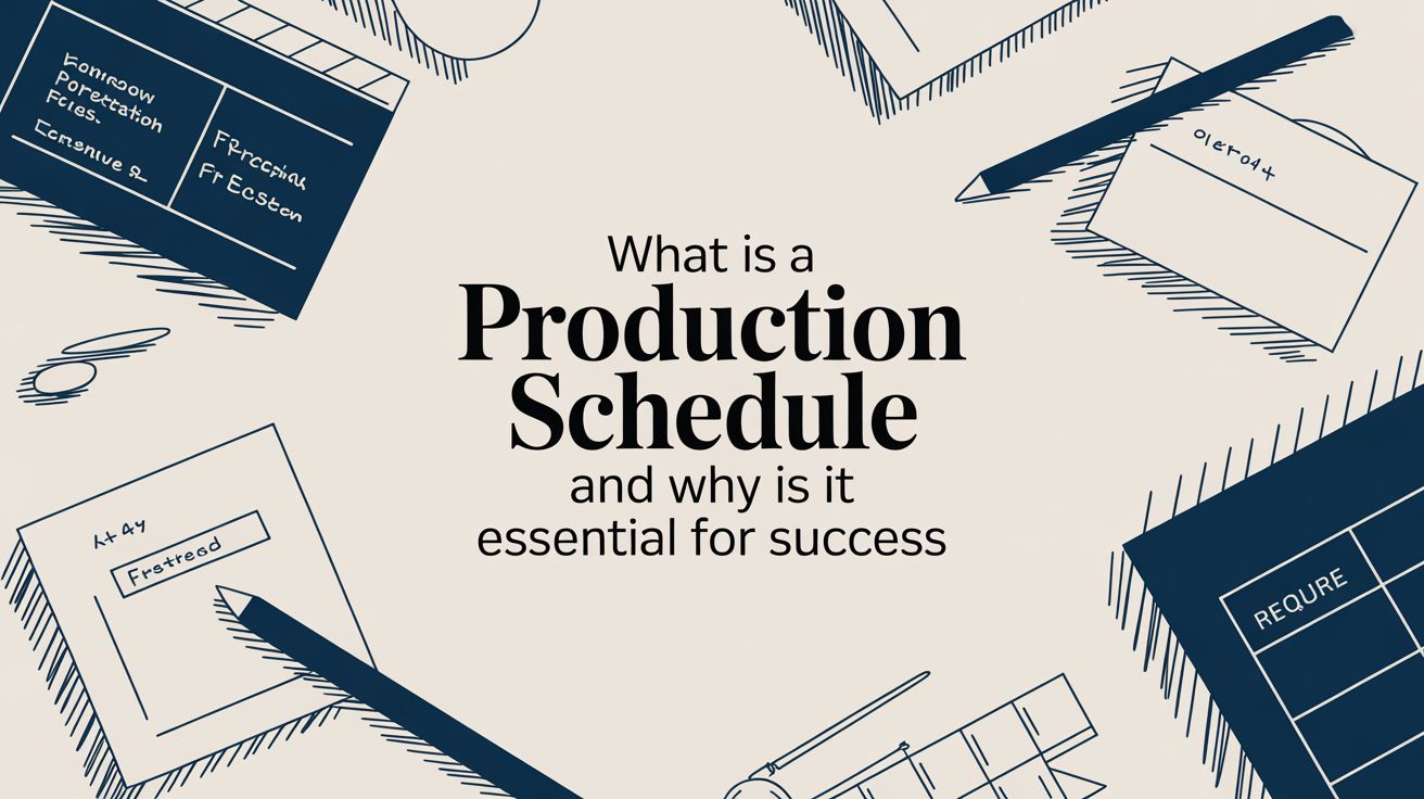 Learn what is a production schedule and how it transforms chaos into clarity. This guide breaks down the key components, tools, and strategies for efficiency.